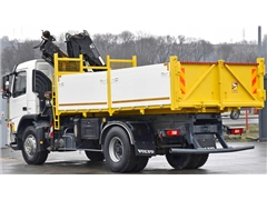 Volvo FM 9 300  WYWROTKA 5,00m + HIAB 144 D - 3 H