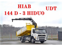 Volvo FM 9 300  WYWROTKA 5,00m + HIAB 144 D - 3 H