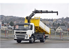 Volvo FM 9 300  WYWROTKA 5,00m + HIAB 144 D - 3 H