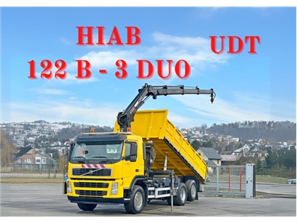 Volvo FM 330  WYWROTKA 5,50 m + HIAB 122 B - 3 DU