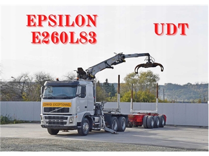 VOLVO FH 520  DO TRANSPORTU DREWNA  EPSILON E260