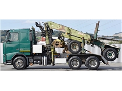 VOLVO FH 500  DO TRANSPORTU DREWNA  LOGLIFT F 25