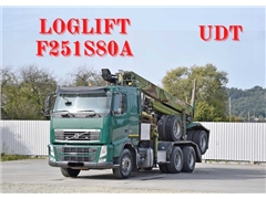 VOLVO FH 500  DO TRANSPORTU DREWNA  LOGLIFT F 25