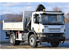 SCANIA P320  BORDMATIC + HIAB 122 B-2 DUO  STAN