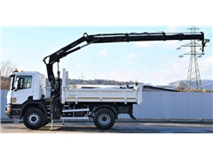 SCANIA P320  BORDMATIC + HIAB 122 B-2 DUO  STAN