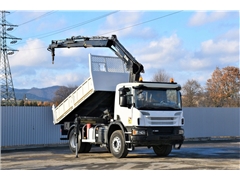 SCANIA P320  BORDMATIC + HIAB 122 B-2 DUO  STAN