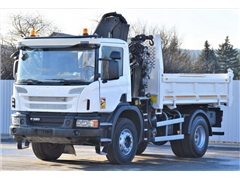 SCANIA P320  BORDMATIC + HIAB 122 B-2 DUO  STAN