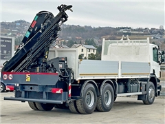 SCANIA P 360  SKRZYNIA 6,20 m + HIAB 166 D S-4 HI