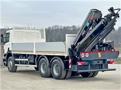 SCANIA P 360  SKRZYNIA 6,20 m + HIAB 166 D S-4 HI