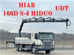 SCANIA P 360  SKRZYNIA 6,20 m + HIAB 166 D S-4 HI