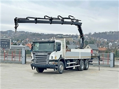 SCANIA P 360  SKRZYNIA 6,20 m + HIAB 166 D S-4 HI