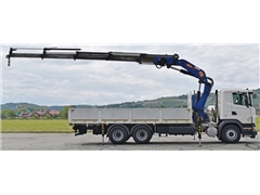 SCANIA G 420  SKRZYNIA 6,90 m  PM 27S LC + PILOT