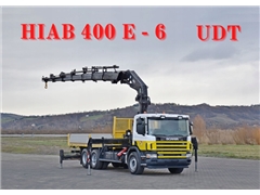SCANIA 114 G 380  SKRZYNIA 6,10 m  HIAB 400 E-6
