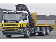 SCANIA 114 G 380  SKRZYNIA 6,10 m  HIAB 400 E-6