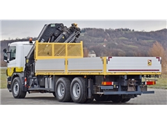 SCANIA 114 G 380  SKRZYNIA 6,10 m  HIAB 400 E-6