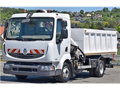 Renault MIDLUM 220  WYWROTKA 4,00m + PK 7001 - EH