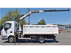 Renault MIDLUM 220  WYWROTKA 4,00m + PK 7001 - EH