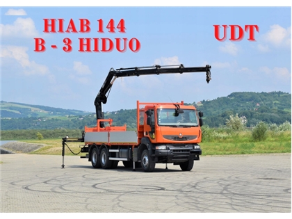 Renault Kerax 410 DXI  HIAB 144 B - 3 HIDUO / PIL
