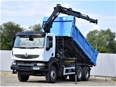 Renault KERAX 370 DXI  HIAB 122B-3 HIDUO + PILOT