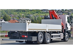 Renault C 380  SKRZYNIA 7,05 m + FASSI F 173 C +
