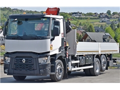 Renault C 380  SKRZYNIA 7,05 m + FASSI F 173 C +