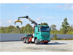 MERCEDES AROCS 3363  DO TRANSPORTU DREWNA  LOGLI