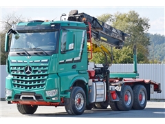 MERCEDES AROCS 3363  DO TRANSPORTU DREWNA  LOGLI