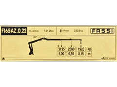 Mercedes AROCS 2635  FASSI F165AZ.0.22 + PILOT