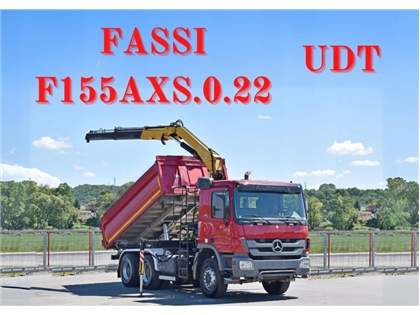 Mercedes Actros 2636  FASSI F155 AXS.0.22 + BORDM