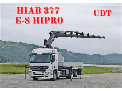 Mercedes Actros 2544  HIAB 377 E-8 HIPRO + PILOT