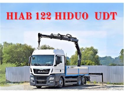 MAN TGX 26.440  SKRZYNIA 6,20 m  HIAB 122 HIDUO