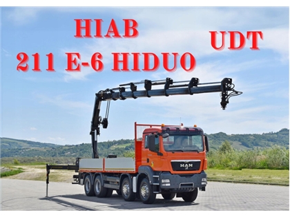 MAN TGS 35.440  HIAB 211 E - 6 HIDUO + PILOT  8x