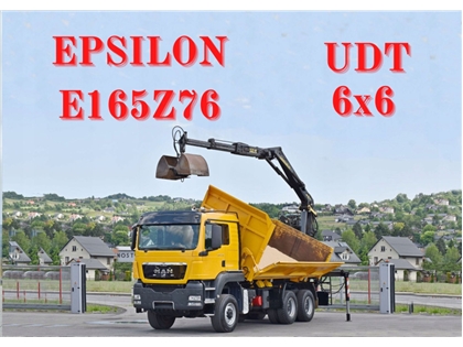 MAN TGS 33.480  WYWROTKA 5,10 m  EPSILON E165Z76