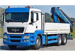 MAN TGS 26.480  SKRZYNIA 6,30 m  PK 27002 + JIB