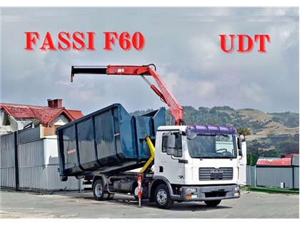 MAN TGL 7.150 Hakowiec + FASSI F60  STAN BDB