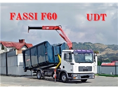 MAN TGL 7.150 Hakowiec + FASSI F60  STAN BDB