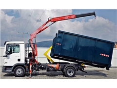 MAN TGL 7.150 Hakowiec + FASSI F60  STAN BDB