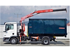 MAN TGL 7.150 Hakowiec + FASSI F60  STAN BDB