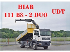 MAN TG 310 A WYWROTKA 4,80m + HIAB 111 BS - 2 DUO
