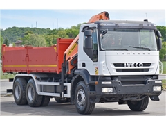 Iveco TRAKKER 360  WYWROTKA 5,60m + PK15500/PILOT