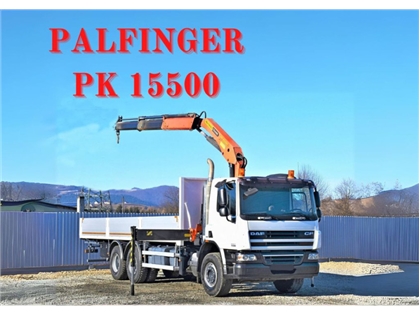 DAF CF 75.360 Skrzynia 7,95 m + HDS  6×4  Stan B