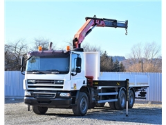 DAF CF 75.360 Skrzynia 7,95 m + HDS  6×4  Stan B