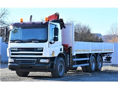 DAF CF 75.360 Skrzynia 7,95 m + HDS  6×4  Stan B