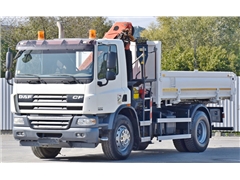 DAF CF 75.310  Wywrotka 4,30 m + PK 11001 - KA