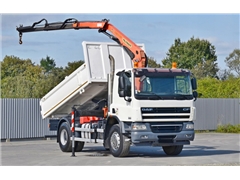 DAF CF 75.310  Wywrotka 4,30 m + PK 11001 - KA