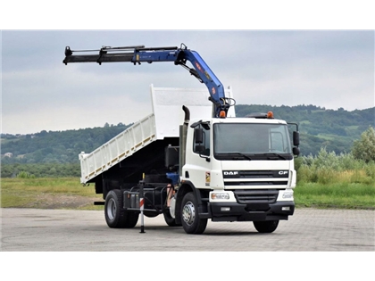 DAF CF 75.310 Wywrotka 5,10m + PM 12.5 S  STAN B