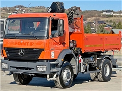 Mercedes AXOR 1829  WYWROTKA 3,80 m  HIAB 111 HI