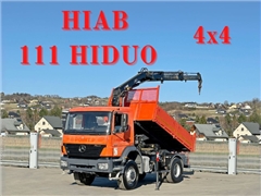 Mercedes AXOR 1829  WYWROTKA 3,80 m  HIAB 111 HI