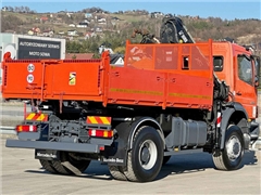Mercedes AXOR 1829  WYWROTKA 3,80 m  HIAB 111 HI