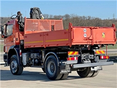 Mercedes AXOR 1829  WYWROTKA 3,80 m  HIAB 111 HI
